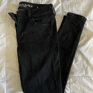 American Eagle Black Jeggings 4S